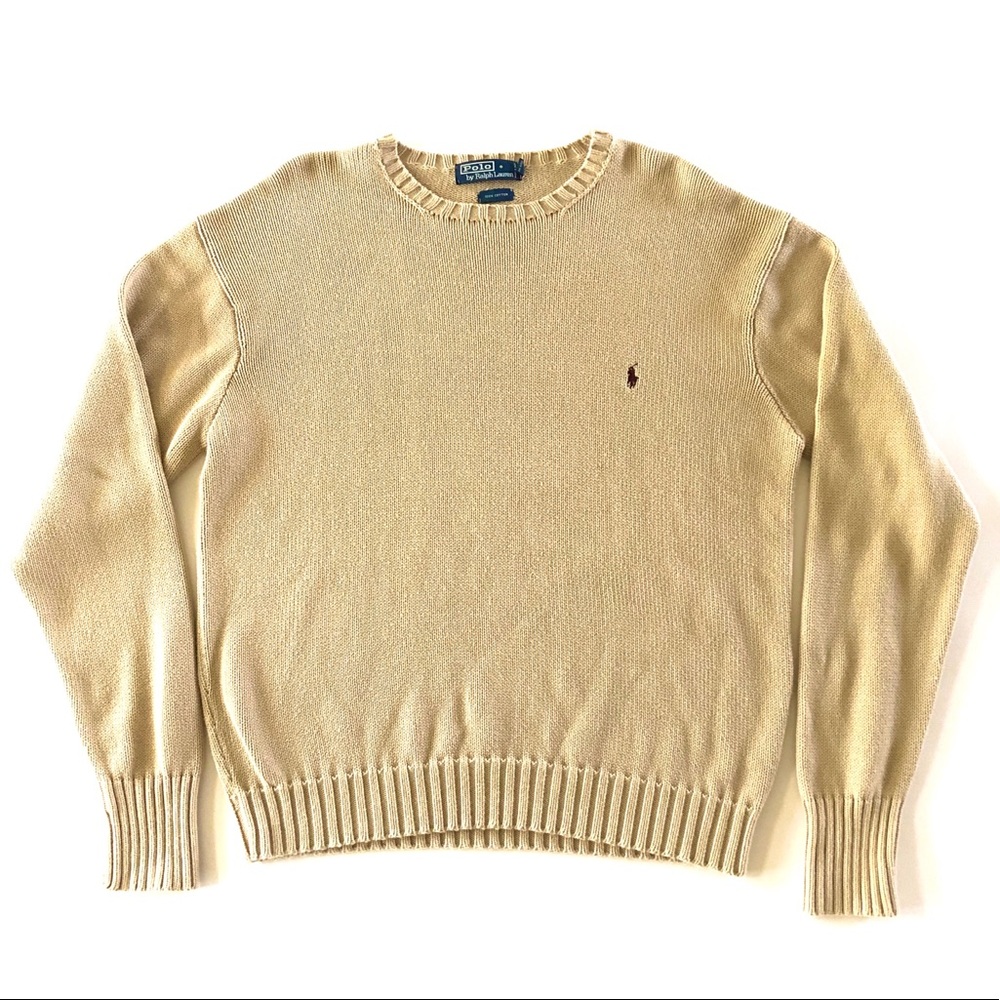 Men’s Polo Ralph Lauren Cotton Sweater Large L